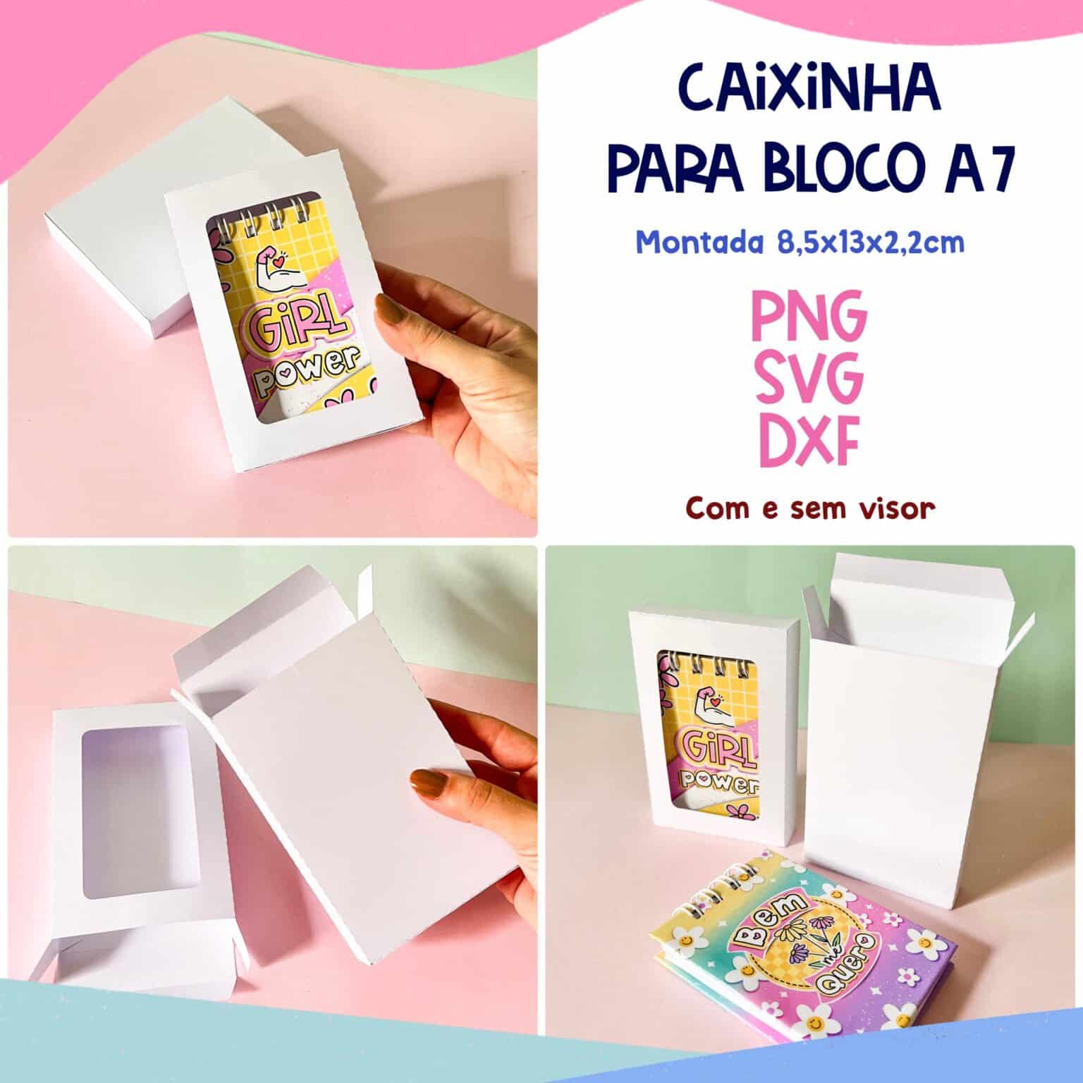 arquivo digital MOLDE UNITÁRIO CAIXA para CANETA Ilustra Cin