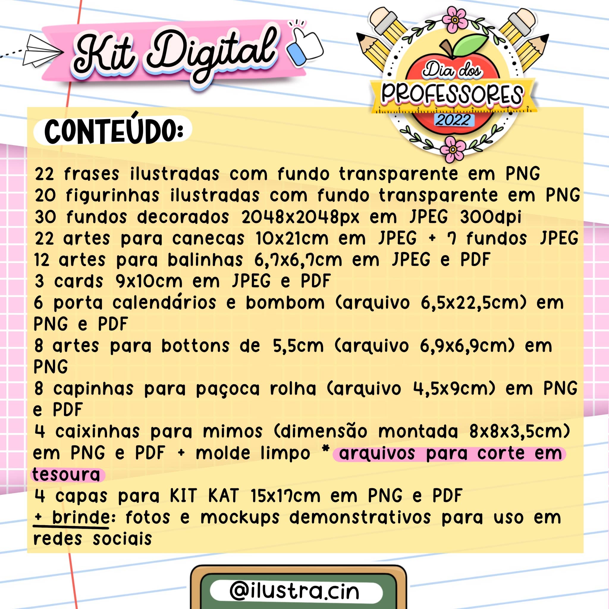 Kit Digital FLORKS MEMES 2023 – Ilustra.Cin